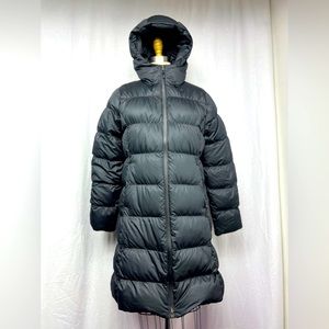 Patagonian down puffer jacket, size small womens, color, black